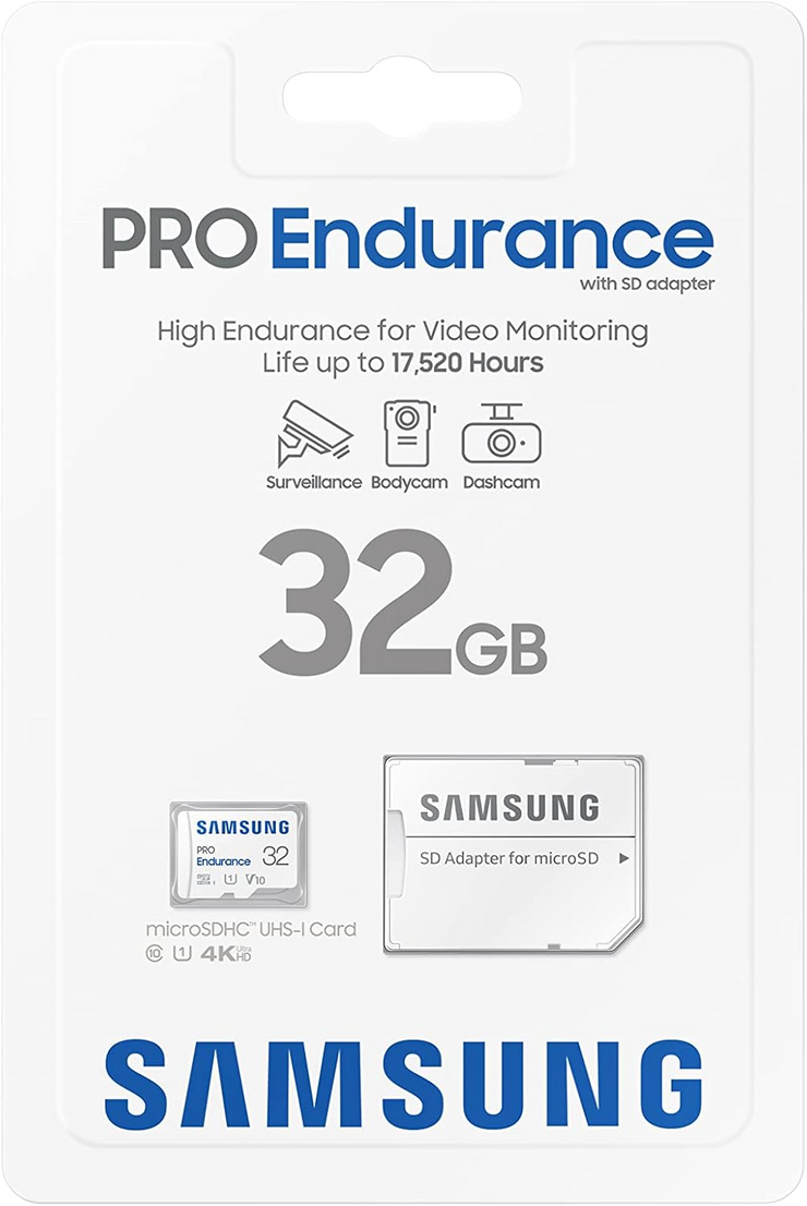 Samsung PRO Endurance - Scheda MicroSD - Adattatore SD Incluso